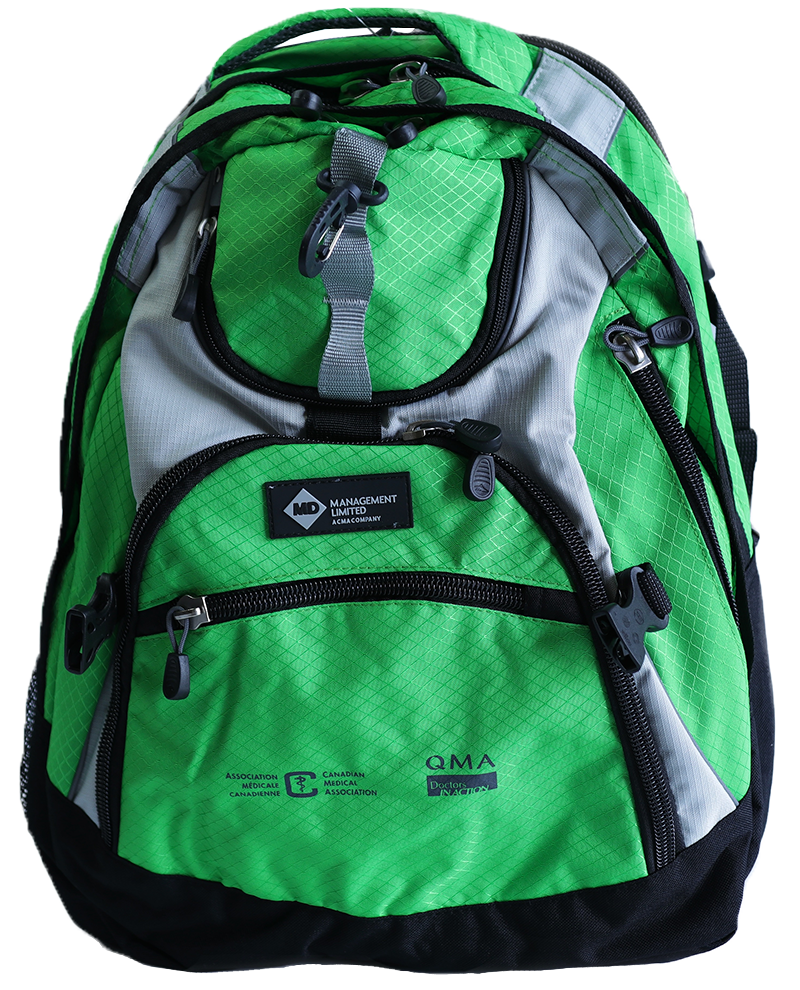 2014 CMA green backpack
