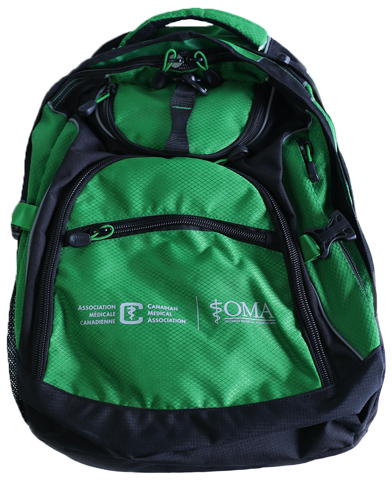 2019 CMA green backpack