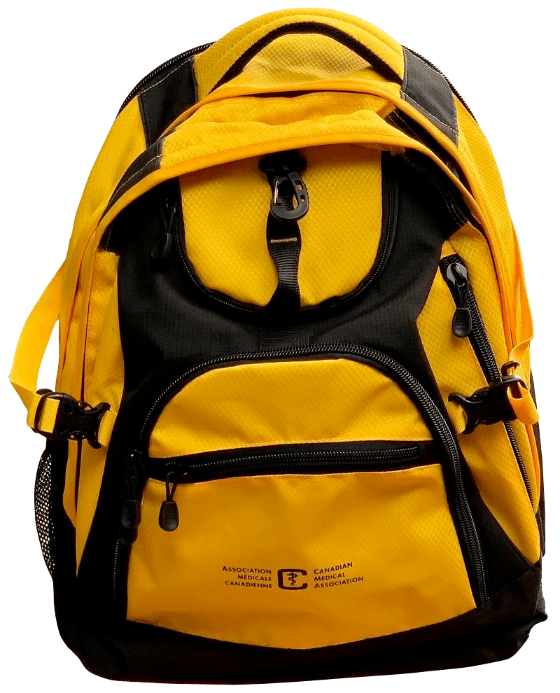 2020 CMA yellow backpack