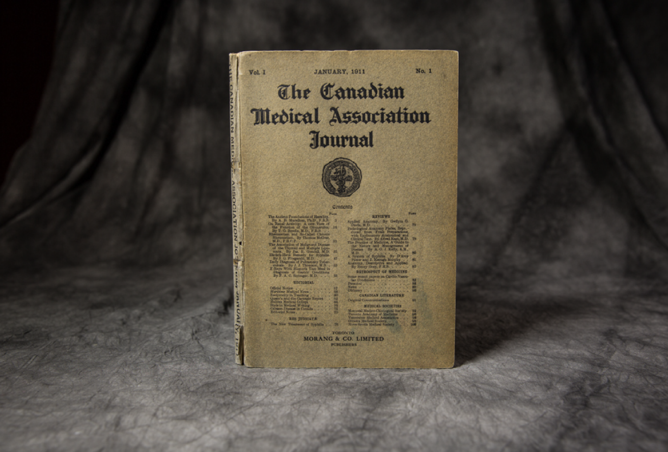 photo of the original CMA journal