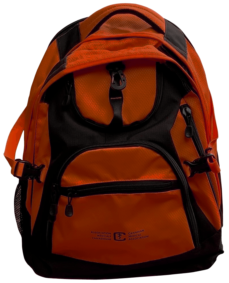 2021 CMA orange backpack